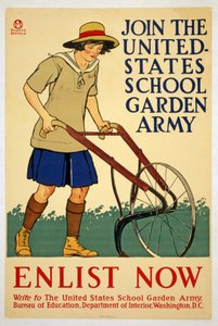 Sluit je aan bij het United States School Garden Army - Meld je nu aan, 1918